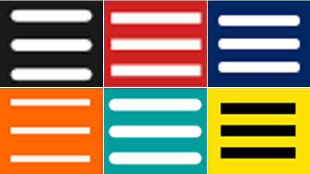 tecnología, icono hamburguesa, menú smartphone, tableta, telefono inteligente