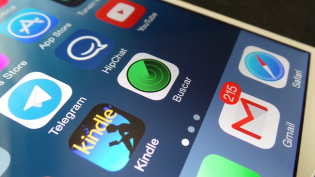 Foto de la pantalla del iPhone 6 Plus