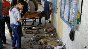 Escuela en Gaza 