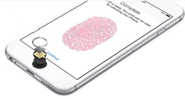 Sensor de huellas Touch ID