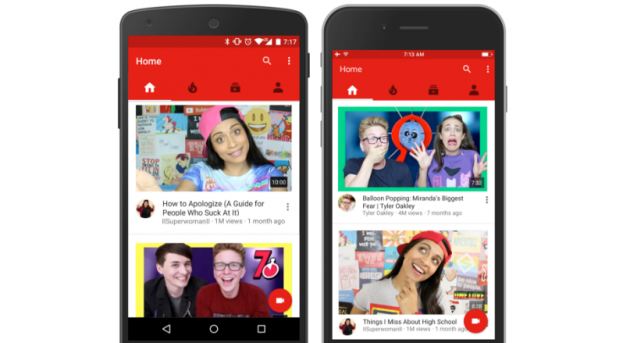app youtube smartphone