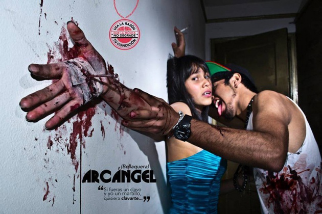 Fotos: Una campaña en Colombia denuncia la violencia machista en el reggaetón