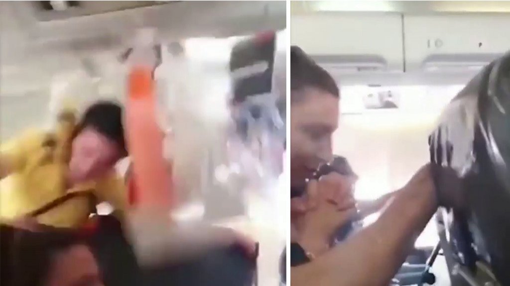  En video: Violenta turbulencia pone a los pasajeros de un avión a orar 