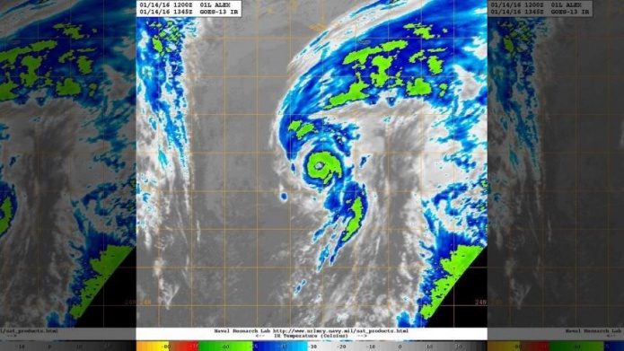 Nace Alex, el primer huracÃ¡n que se forma en enero en mÃ¡s de medio siglo
