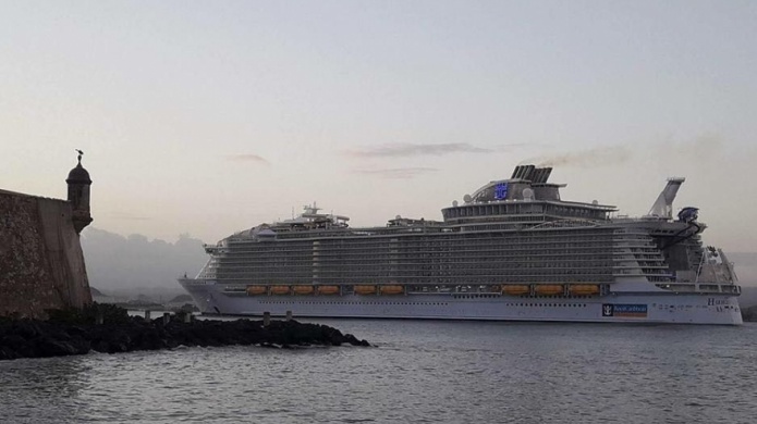 El crucero mÃ¡s grande del mundo arriba a San Juan 