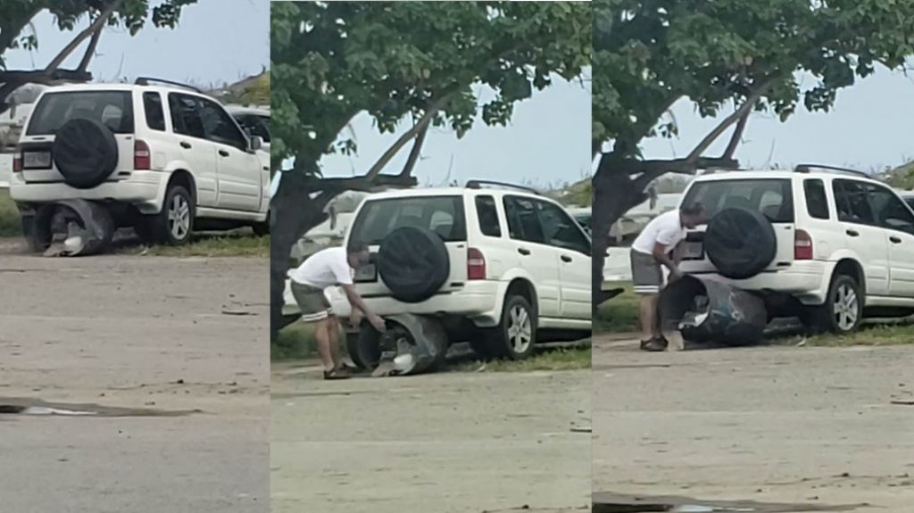  Video: Se qued&oacute; atascado en la playa de Humacao, pero no fue por la arena 