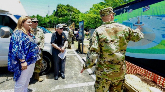 Comisionada residente se reÃºne con comandante a cargo del Fuerte Buchanan para mejoras que suman sobre 300 millones de dÃ³lares