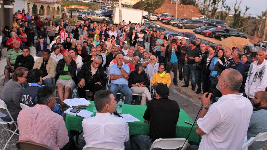  Reuni&oacute;n comunitaria sobre recuperaci&oacute;n en Orocovis y Villalba 