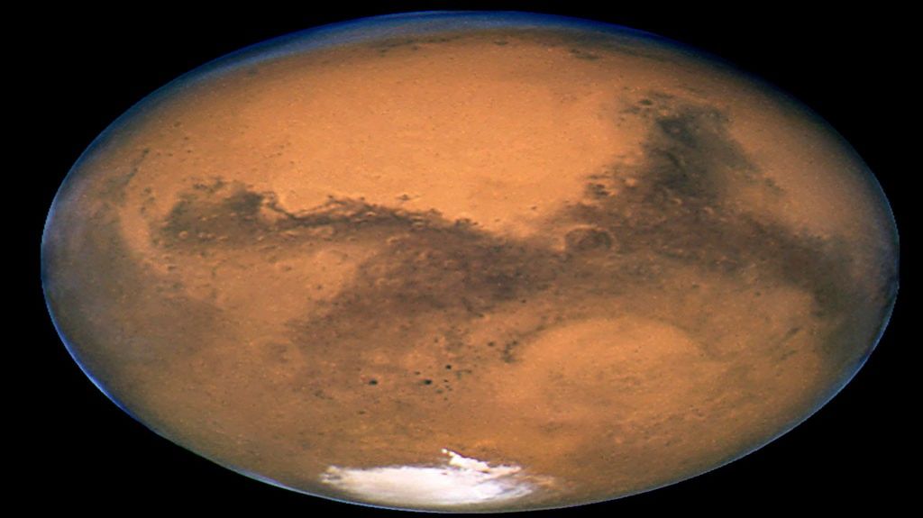  Este jueves la Luna y Marte en conjunción 