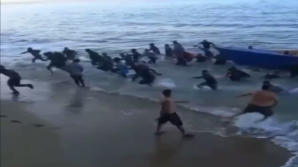  En video momento que inmigrantes desembarcan en playa de Puerto Rico 