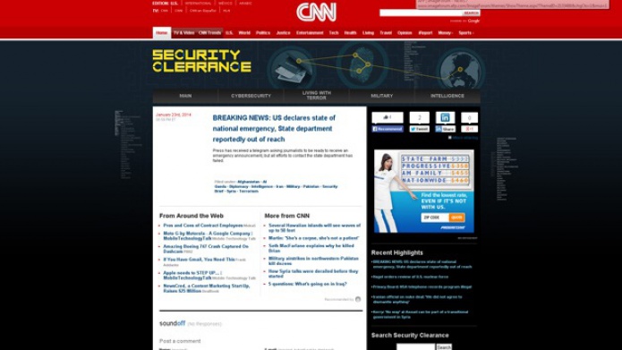 El EjÃ©rcito ElectrÃ³nico Sirio 'hackea' cuentas de la cadena CNN en Twitter y Facebook