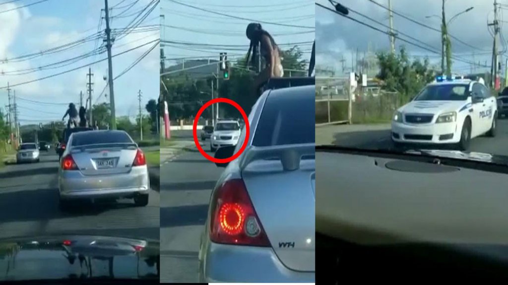  Video: Turistas en Fajardo &ldquo;perreaban&rdquo; en una capota y se encontraron con una patrulla 