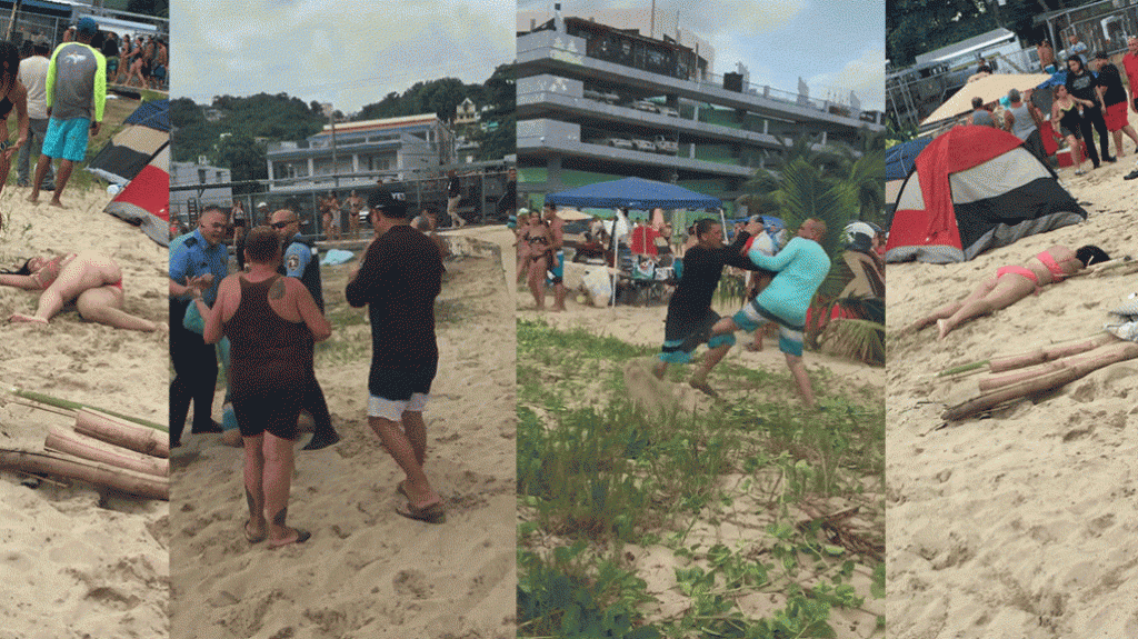  Liberan detenido tras peleas en playa de Aguadilla el 4 de julio 