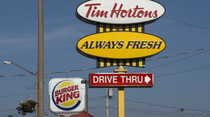 Burger King compra Tim Hortons para crear tercera mayor cadena de comida rÃ¡pida