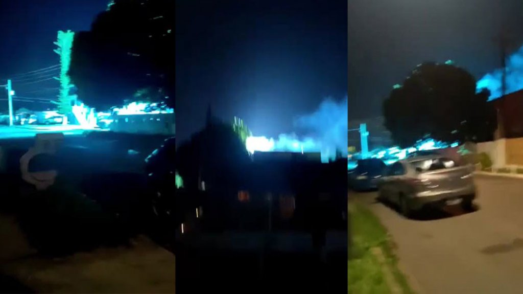  Publican video de violenta explosi&oacute;n el&eacute;ctrica en Carolina 