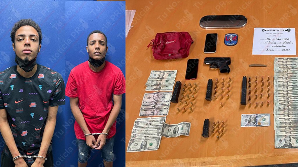  UM San Juan arresta dos j&oacute;venes de 19 a&ntilde;os con una pistola ilegal en Condado 