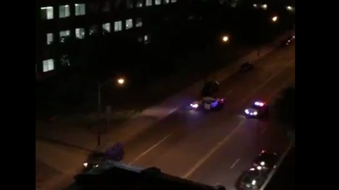 Video completo del momentos del tiroteo a cuartel de la policÃ­a de Dallas