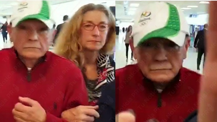 Video: Momento en que llega Oscar LÃ³pez a PR en vuelo privado y es protegido por Carmen Yulin 