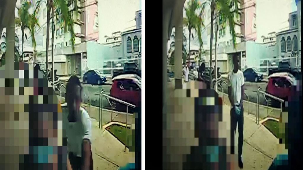  En video sospechoso de robar "regalo de madres" a una mujer en San Juan 