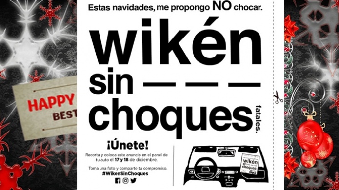 Lanzan campaÃ±a para evitar accidentes de trÃ¡nsito el fin de semana previo a la Navidad