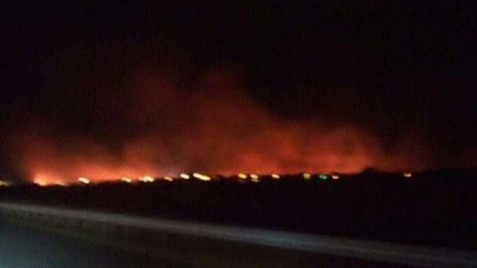 Alerta: incendiÃ³ de grandes proporciones en Salinas