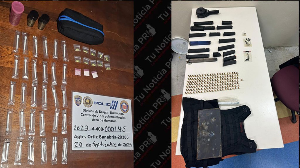  Agentes de drogas ocupan drogas, chalecos y municiones en residenciales del &aacute;rea sur 