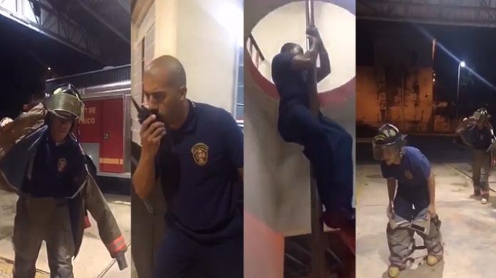 Video: Bomberos de San Juan se tiran su "Mannequin Challenge"