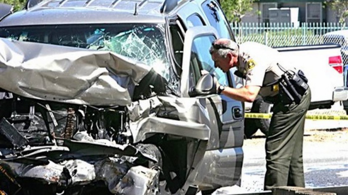 PolicÃ­a abate a conductor desde helicÃ³ptero en California