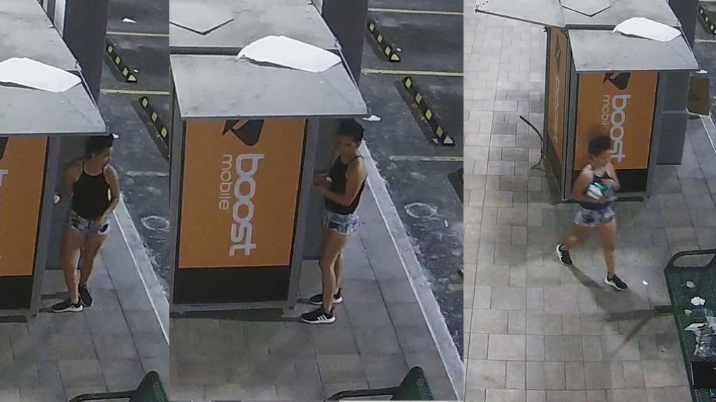  Se Busca: La &ldquo;do&ntilde;ita&rdquo; qued&oacute; retrata robando celulares de un Kiosko en Caguas 