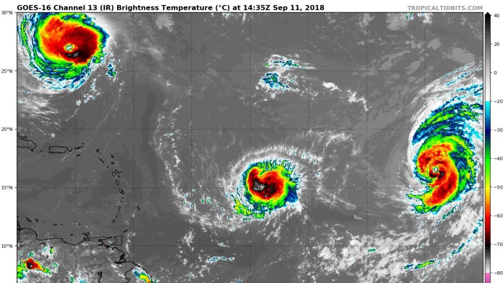  Se emiten alertas por Florence e Isaac; ambos sistemas impactar&aacute;n territorio en los pr&oacute;ximos d&iacute;as 