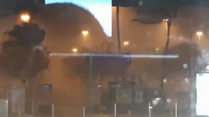 PRIMERAS IMÃGENES: El Paso del Huracan MarÃ­a por Guadalupe