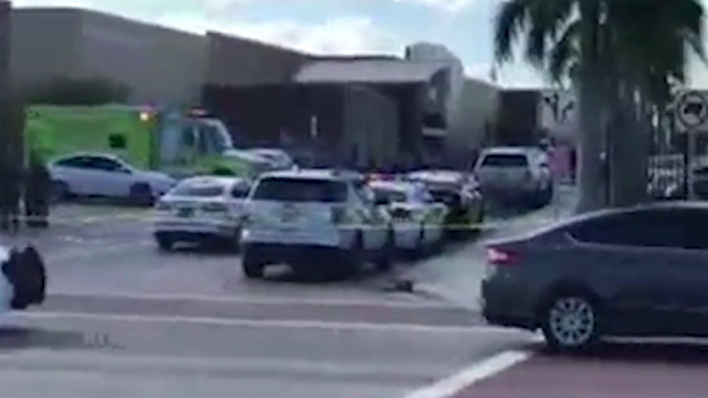 Video: Le disparan a policÃ­a en un Walmart de Miami