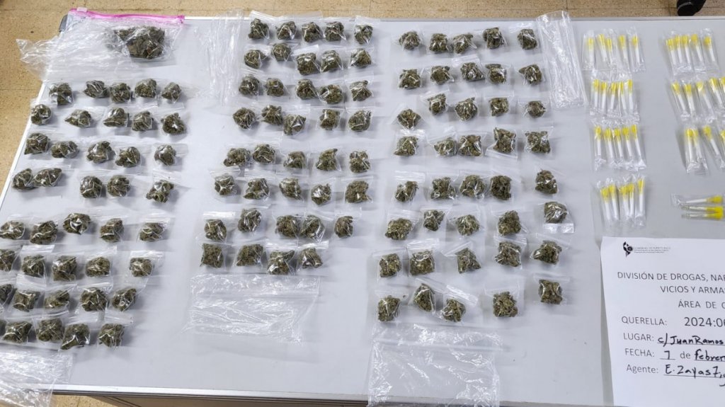  Arrestos por drogas en lugares de alta incidencia criminal del &aacute;rea de Caguas 