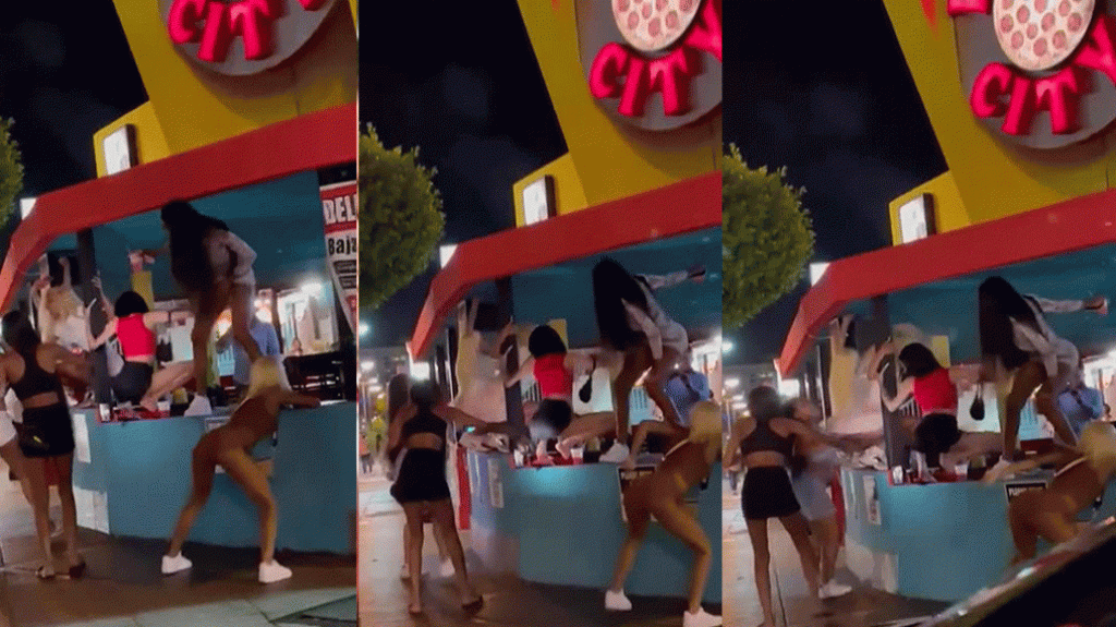  Video: Mujeres turistas “hacen lo que les da la gana en Pizza City“ en Isla Verde 