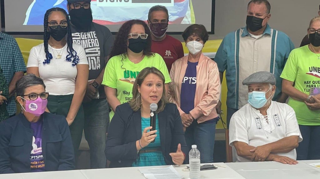  Inician campa&ntilde;a en contra del plan de ajuste de la deuda y anuncian &ldquo;Marcha por un futuro digno&rdquo; 