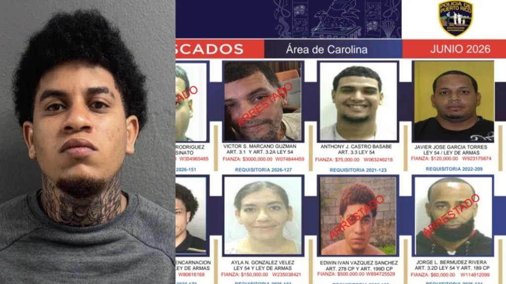  Arrestan en Lo&iacute;za a gatillero &ldquo;Piri&ldquo;, uno de los diez m&aacute;s buscados en Carolina 