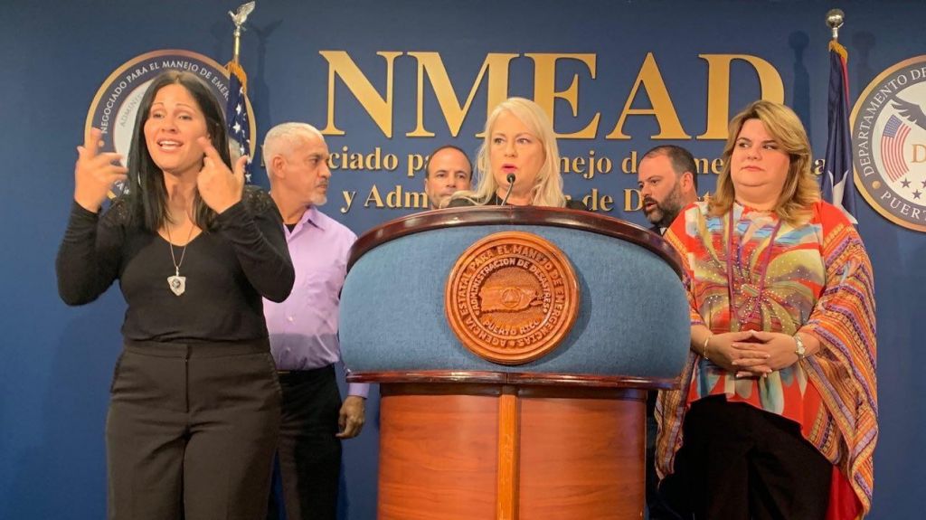  Gobernadora somete solicitud de emergencia al presidente Trump 