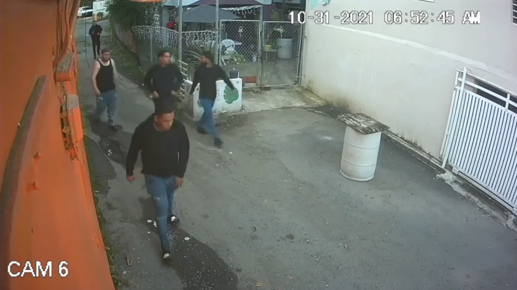  Captados en Video los sospechosos del secuestro y asesinato de un menor hoy en Rio Piedras 