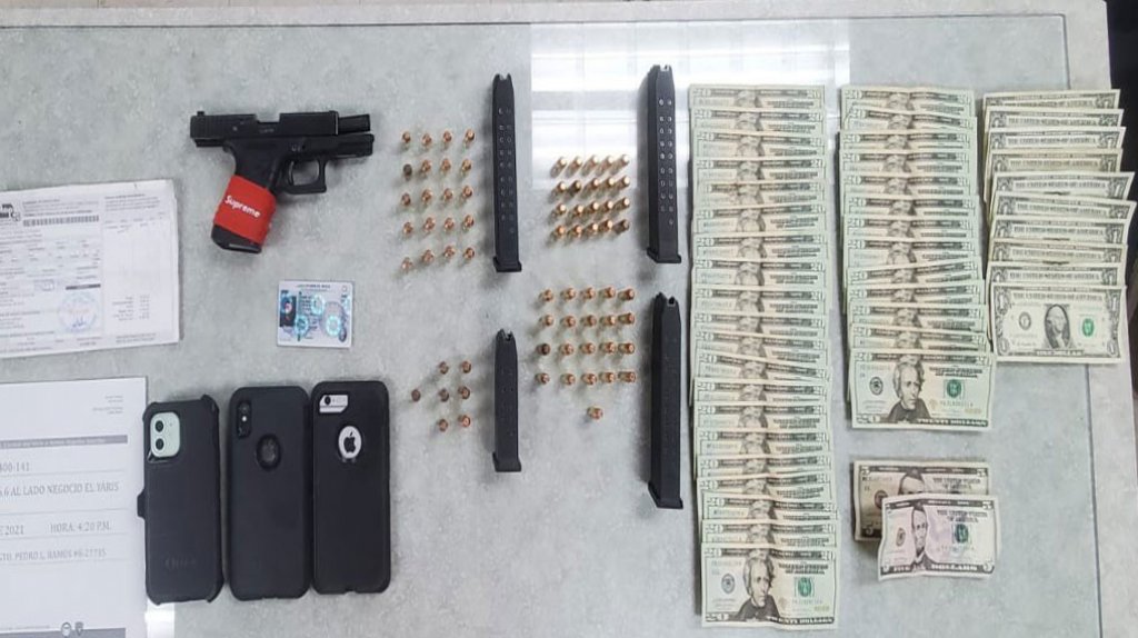  Arrestado en Manat&iacute; con un arma, drogas y un carro robado 