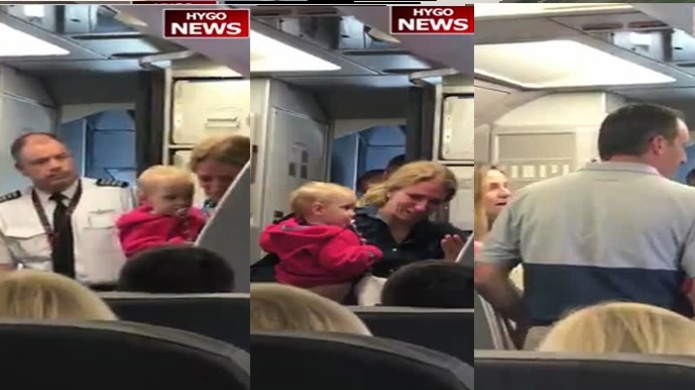 En video empleado de American Airlines agrede una mujer en pleno aviÃ³n 