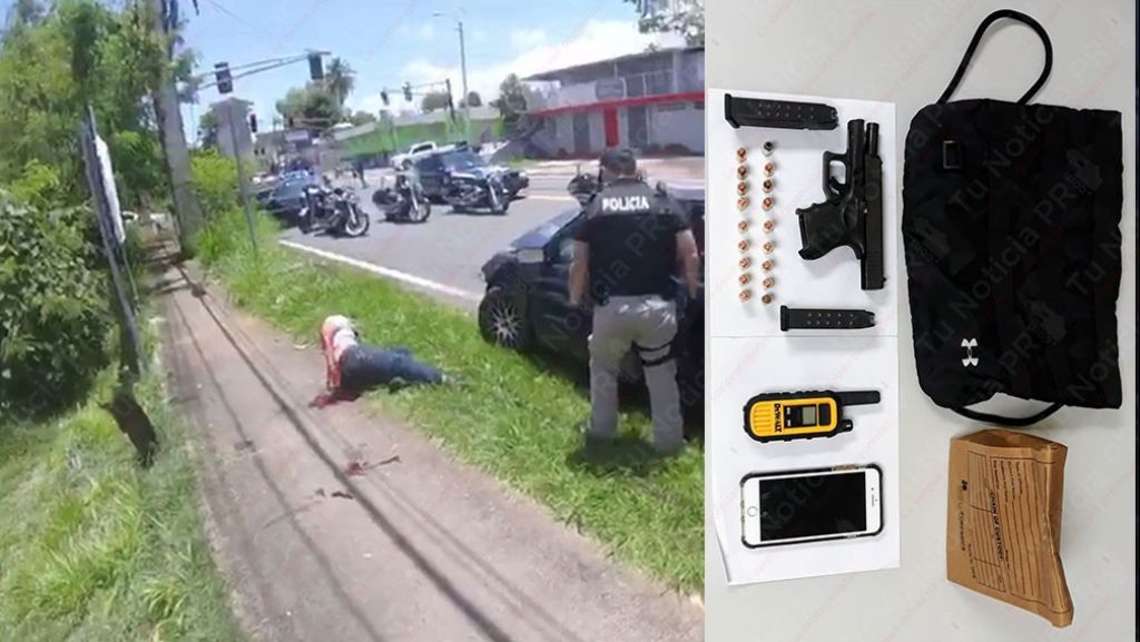  Video: Persecuci&oacute;n en Cupey termina con 3 heridos, ocupan un arma de fuego y drogas 