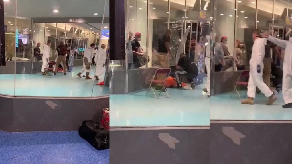  Video: Turista que lleg&oacute; al aeropuerto Luis Mu&ntilde;oz Marin forma revol&uacute; al tratar de evitar proceso de revisi&oacute;n por Covid-19 