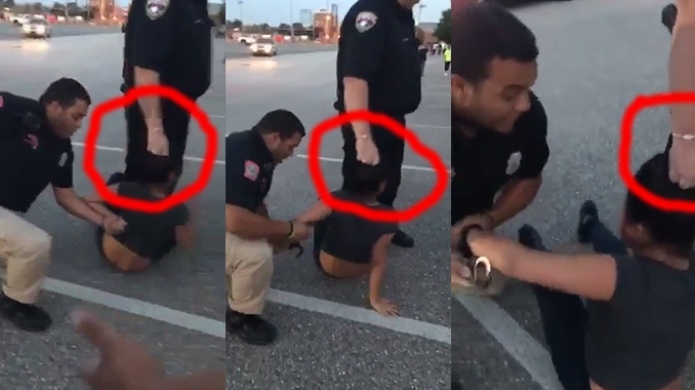 Video: Policías en Estados Unidos detienen a una mujer por el cabello estilo "Picapiedra" 