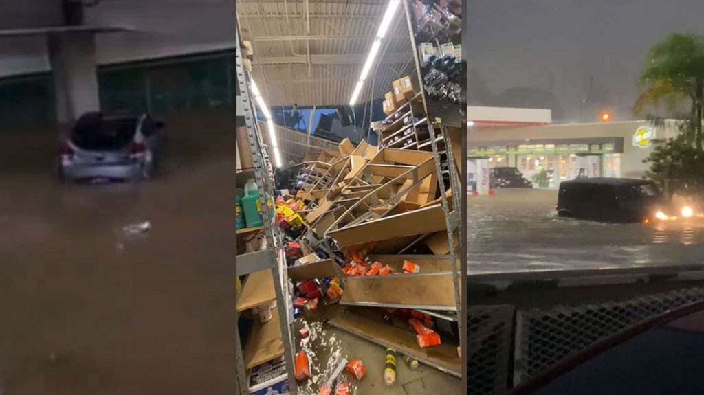  Videos de las violentas inundaciones esta noche en el &aacute;rea metro 