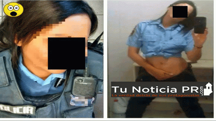 Dudosas las imágenes de alegada mujer policía en poses sexuales
