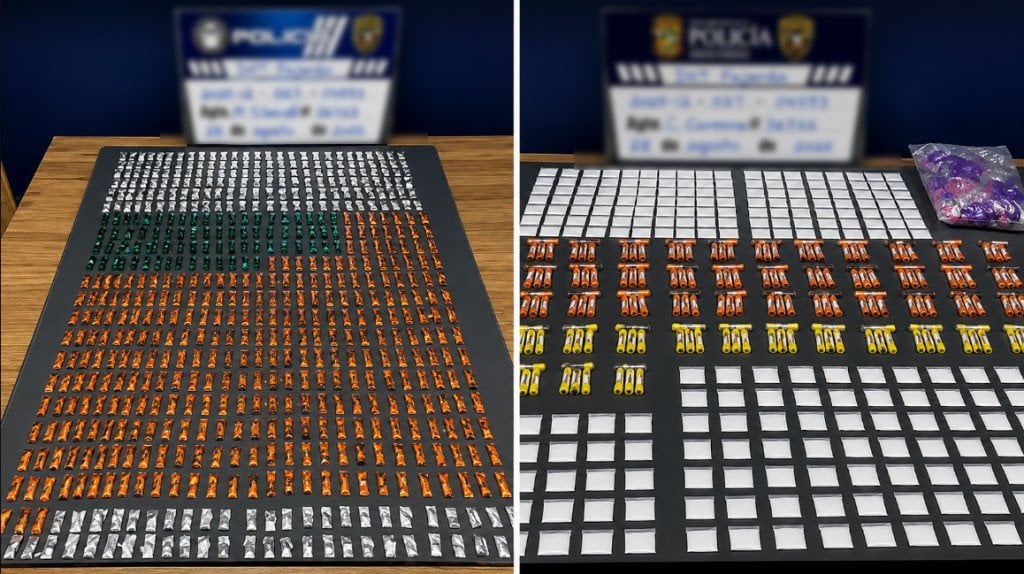  Ocupan m&aacute;s de 1,300 dosis de drogas, incluyendo fentanilo en Fajardo 