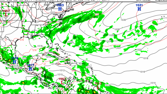 Tiempo mayormente seco, mientras dos de nuestros embalses estÃ¡n por bajar a un nivel de alerta...