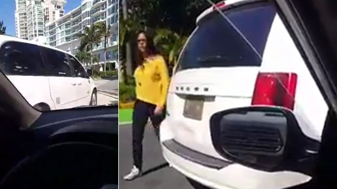 Video: Conductora denuncia que taxista le bloqueo el paso al confundirla con "Uber"