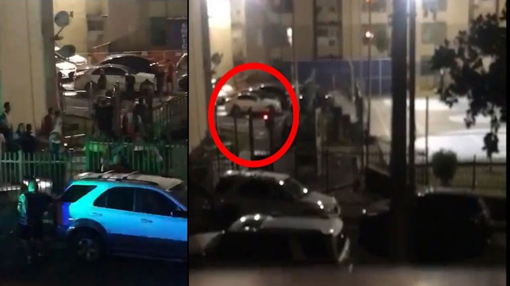  Video: Momento del intenso tiroteo de anoche en Puerta De Tierra que dej&oacute; un muerto y 4 heridos 