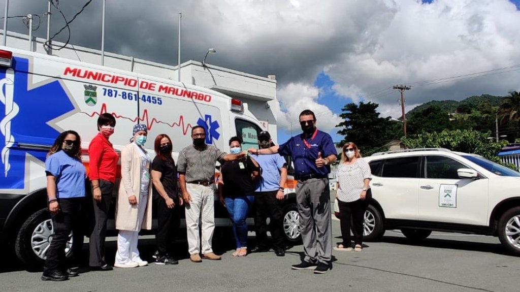  Municipio de Maunabo recibe nueva ambulancia y veh&iacute;culos para oficina rastreo de Covid-19 